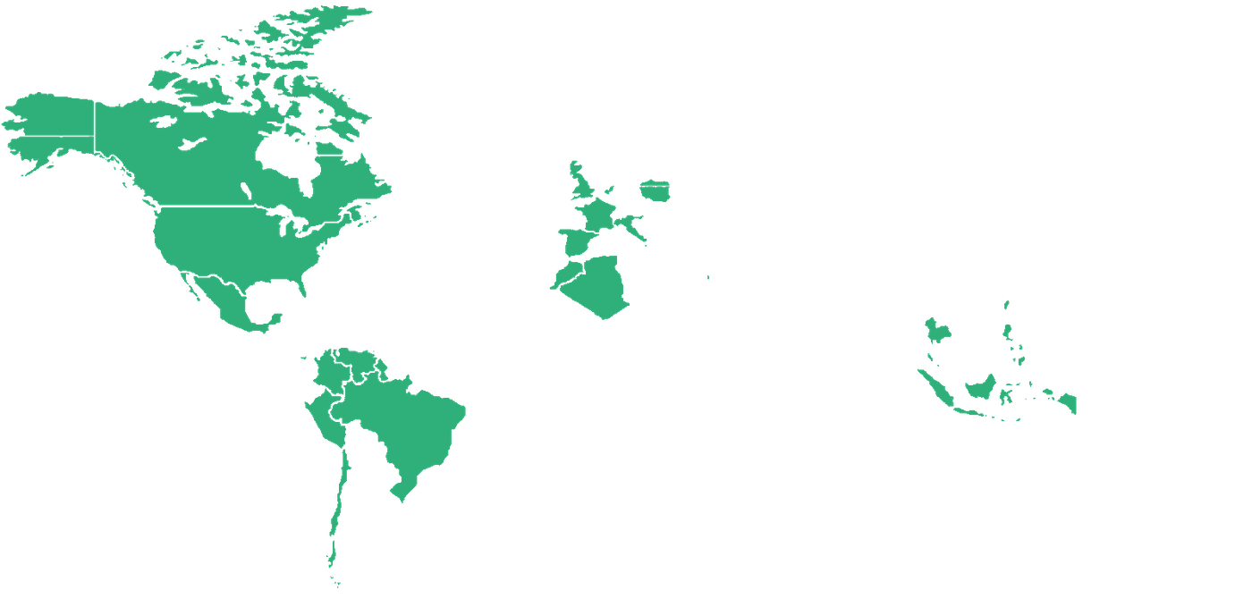 Eat Well Group export markets — world map